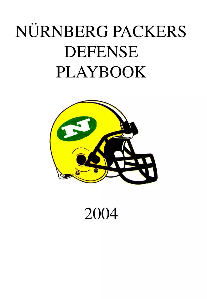n rnberg packers defense playbook 2004