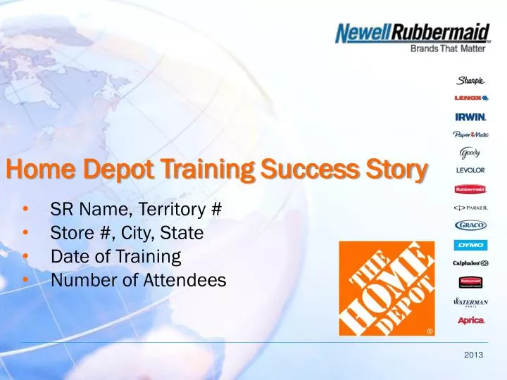 home depot training success story
