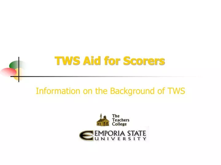 tws aid for scorers