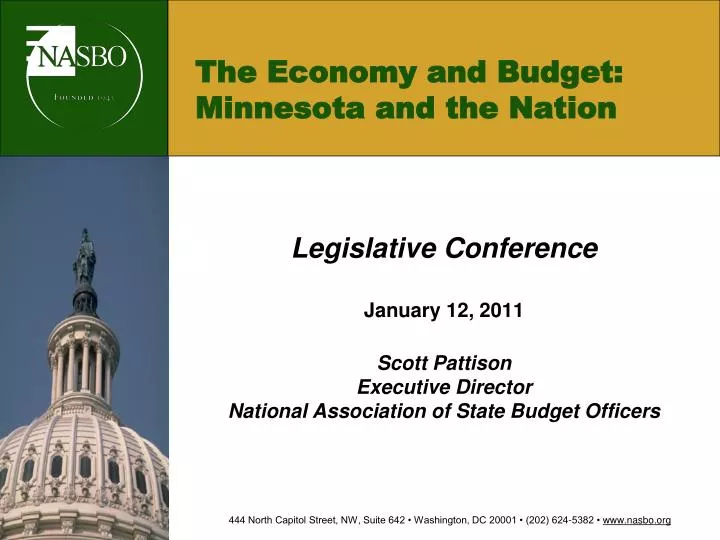the economy and budget minnesota and the nation