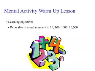 Mental Activity Warm Up Lesson
