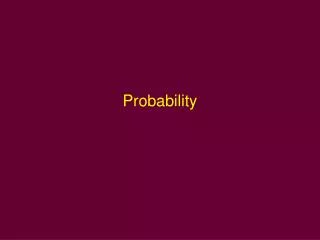 probability