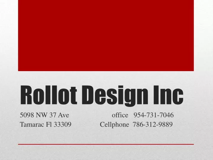 rollot design inc