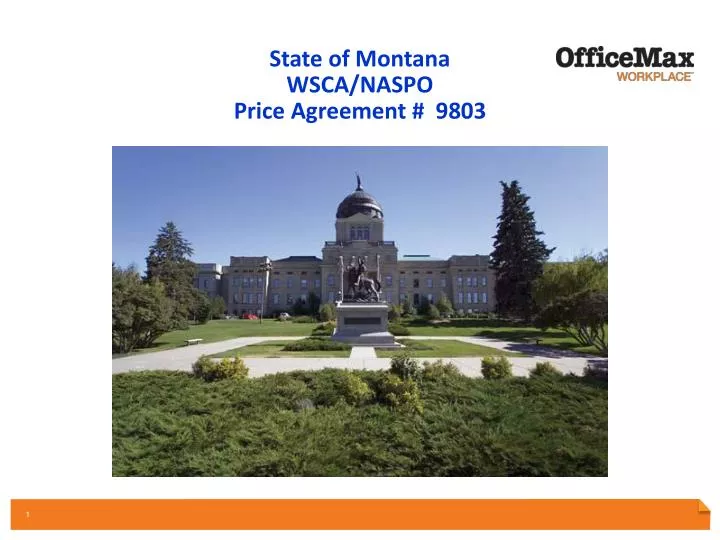 state of montana wsca naspo price agreement 9803