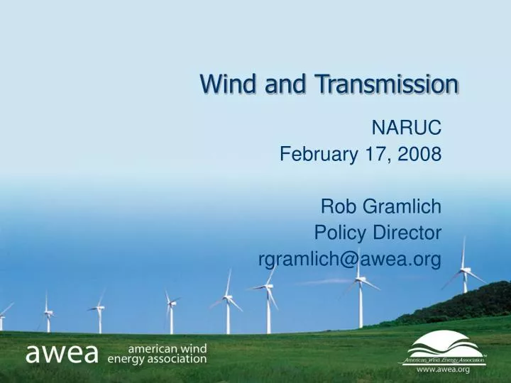 wind and transmission