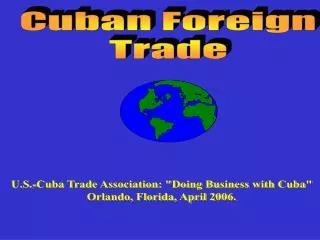 Cuban Foreign Trade