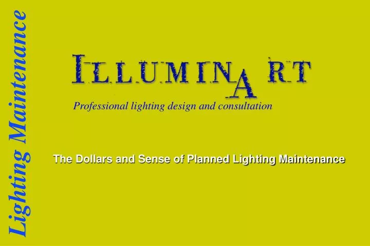professional lighting design and consultation