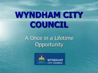 WYNDHAM CITY COUNCIL