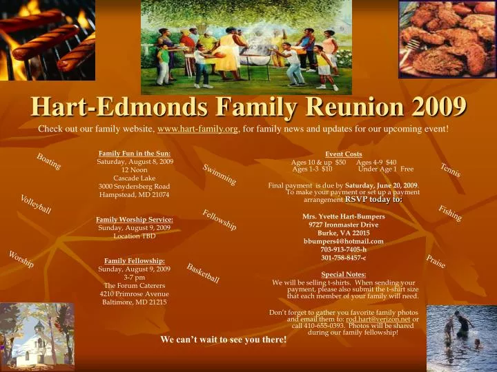 hart edmonds family reunion 2009