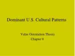 Dominant U.S. Cultural Patterns - slide 1