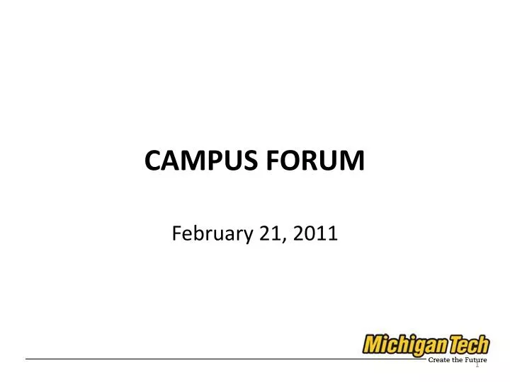 campus forum