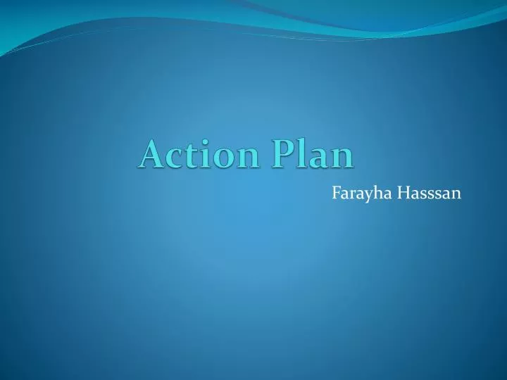 action plan