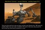 Mars Rover “Curiosity” Launch: Saturday Landing: August 2012 - slide 1
