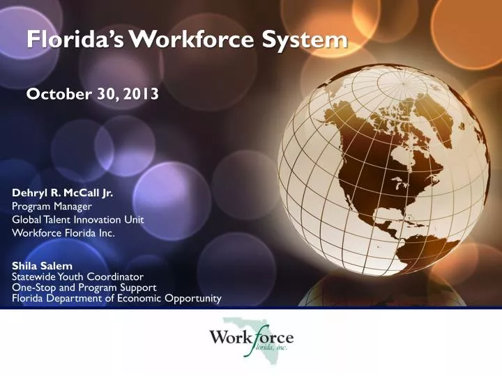 florida s workforce system october 30 2013