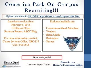 Upload a resume to detroitsportservice/employment.html