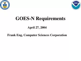 GOES-N Requirements
