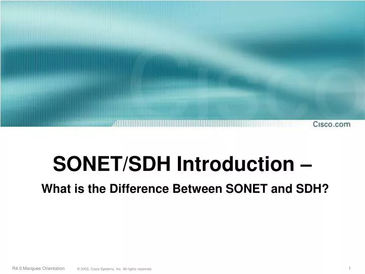 sonet sdh introduction what is the difference between sonet and sdh
