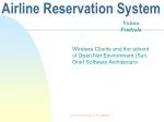 Airline Reservation System - slide 1
