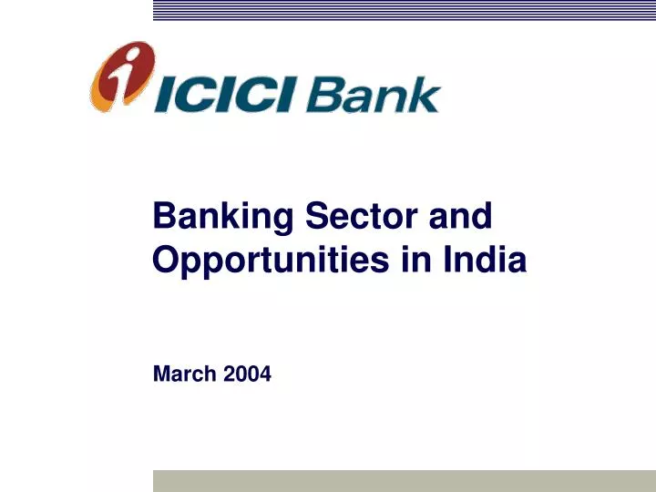 banking sector and opportunities in india