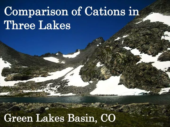 green lakes basin co