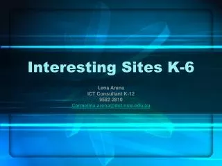 Interesting Sites K-6