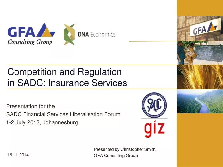 competition and regulation in sadc insurance services