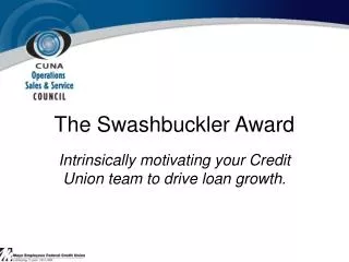 The Swashbuckler Award