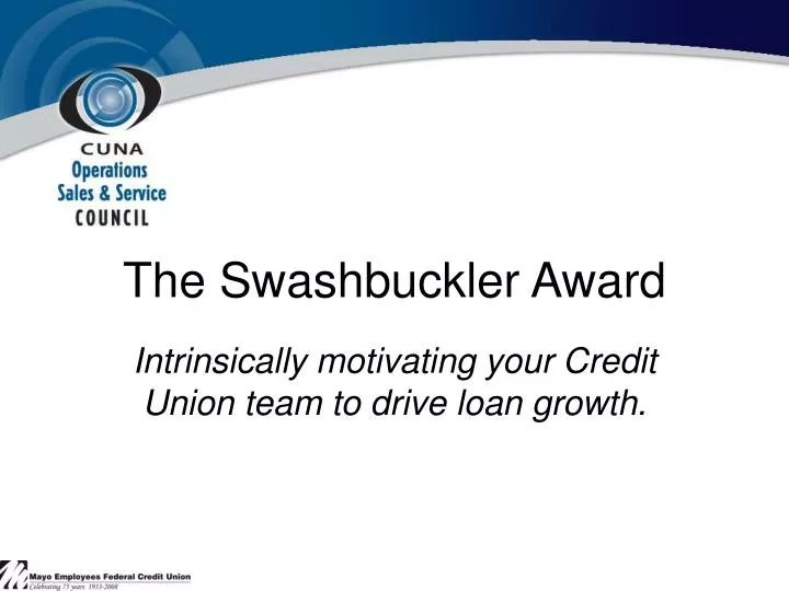 the swashbuckler award