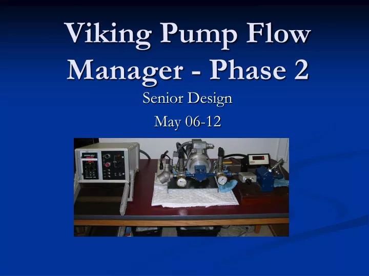 viking pump flow manager phase 2