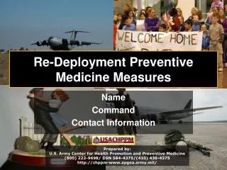 Re-Deployment Preventive Medicine Measures