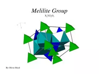 Melilite Group X 2 YZ 2 O 7