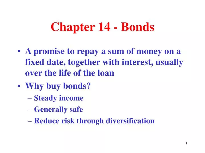 chapter 14 bonds