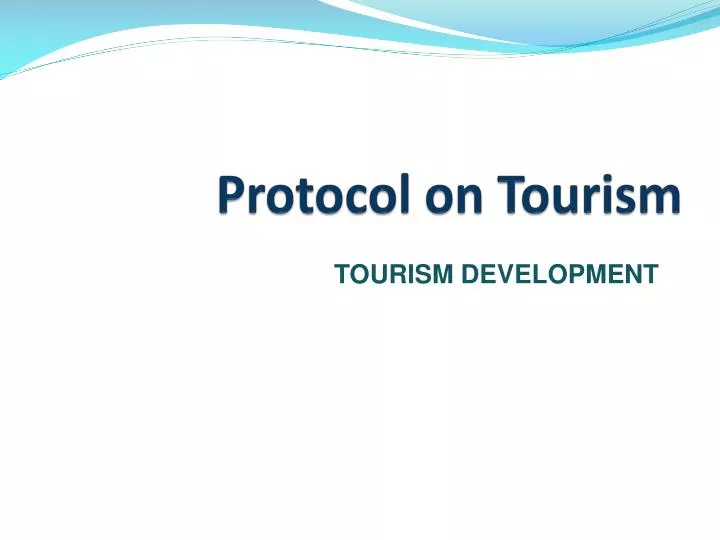 protocol travel and tourism