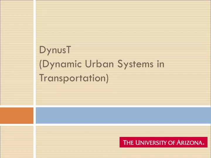 dynust dynamic urban systems in transportation