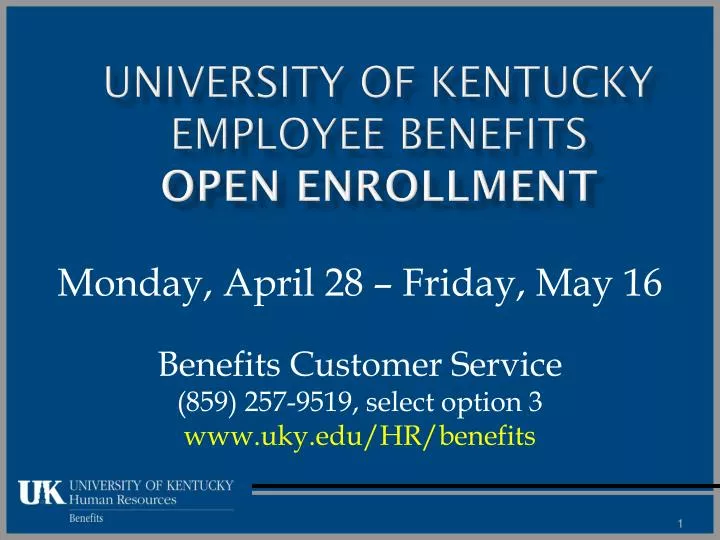 university of kentucky employee benefits open enrollment