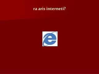 ra aris interneti