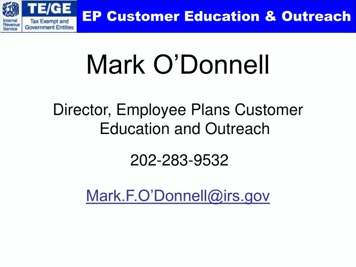 mark o donnell