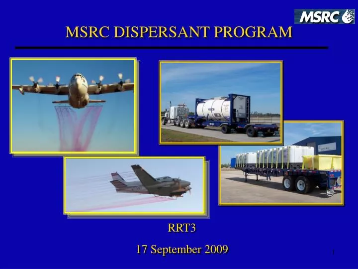 msrc dispersant program