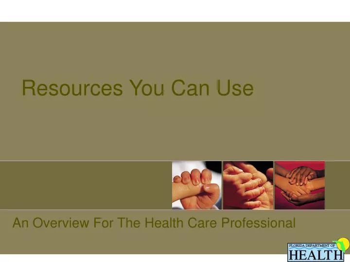 an overview for the health care professional