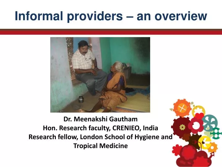 informal providers an overview