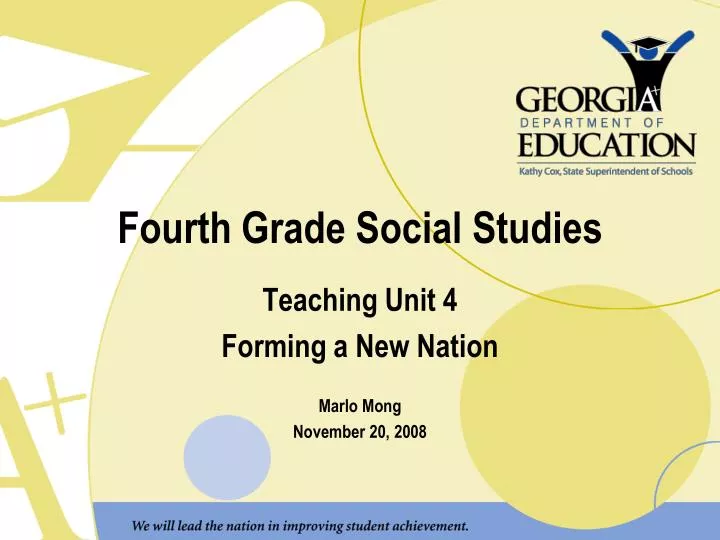 fourth grade social studies