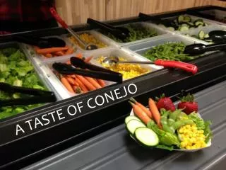 A taste of conejo