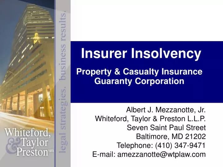 insurer insolvency