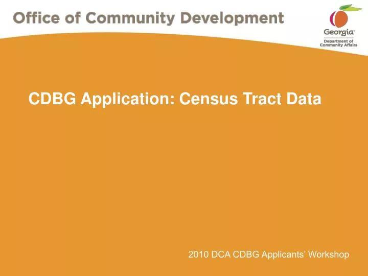 cdbg application census tract data