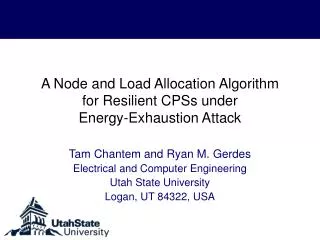 A Node and Load Allocation Algorithm for Resilient CPSs under Energy-Exhaustion Attack