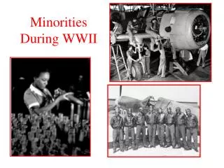 Minorities During WWII