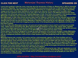 Maharajas' Express History