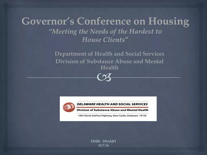 governor s conference on housing meeting the needs of the hardest to house clients