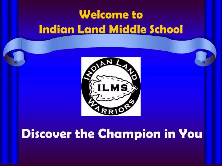 welcome to indian land middle school