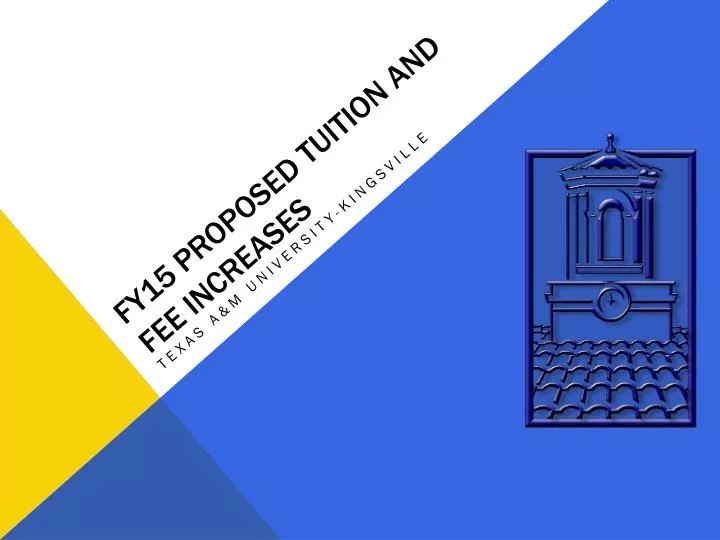 fy15 proposed tuition and fee increases